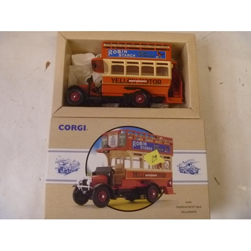 29 - Corgi Classic Thornycroft bus, Yellowways 96993