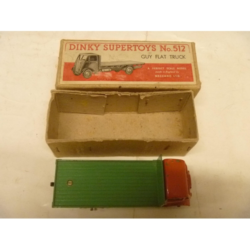 50 - DINKY TOYS SUPERTOYS ENGLAND IN ORIGINAL BOX GUY FLAT TRUCK