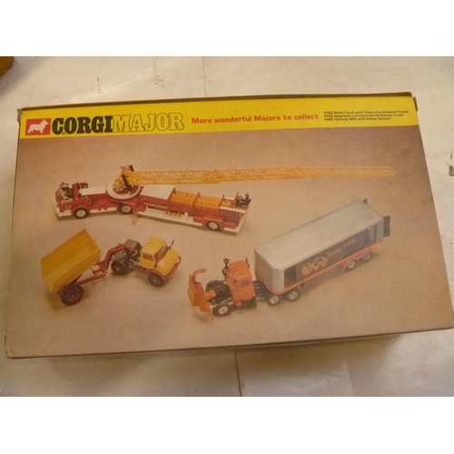 97 - CORGI TOYS BOXED MACK PRIESTMAN CRANE TRUCK