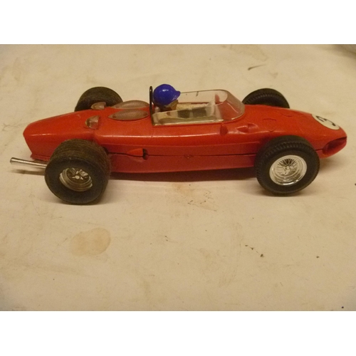 240 - SCALEXTRIC SLOT CAR - UNBOXED SHARKNOSE FERRARI IN RED -THE SUBJECT OF A RECENT FULL SERVICE