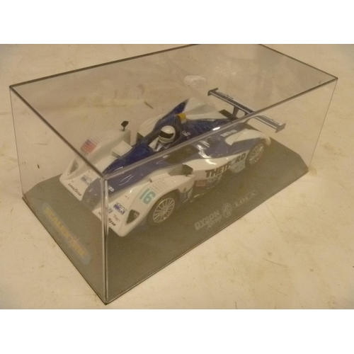 258 - SCALEXTRIC SLOT CAR - DYSON RACING MG LOLA (SLOT CARS HAVE BEEN REMOVED FROM THEIR BOXES AT SOME POI... 