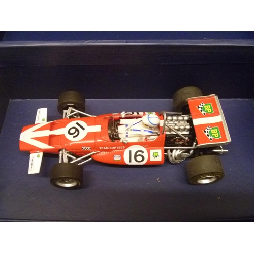 261 - SCALEXTRIC SLOT CAR - 4 RACING LEGENDS INCLUDING LOTUS TYPE 72 AND MASERATI 250 F (SLOT CARS HAVE BE... 