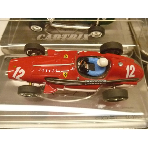 276 - CARTRIX SLOT CARS GROUP OF SIX - INCLUDING FERRARI ALFA ROMEO AND TALBOT LAGO (SLOT CARS HAVE BEEN R... 