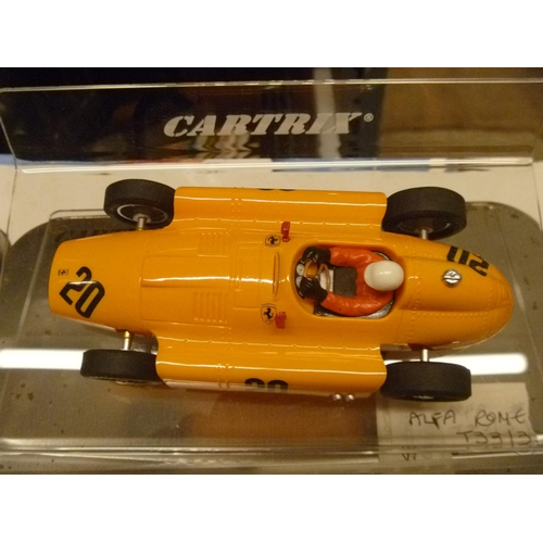 276 - CARTRIX SLOT CARS GROUP OF SIX - INCLUDING FERRARI ALFA ROMEO AND TALBOT LAGO (SLOT CARS HAVE BEEN R... 