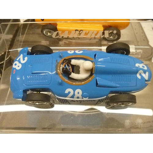 276 - CARTRIX SLOT CARS GROUP OF SIX - INCLUDING FERRARI ALFA ROMEO AND TALBOT LAGO (SLOT CARS HAVE BEEN R... 