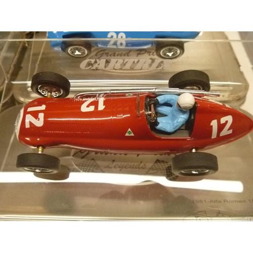 276 - CARTRIX SLOT CARS GROUP OF SIX - INCLUDING FERRARI ALFA ROMEO AND TALBOT LAGO (SLOT CARS HAVE BEEN R... 