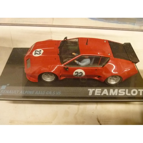 278 - TEAM SLOT SLOT IT MONOGRAM AND MSC SLOT CARS - METRO 6R4 NISSAN LOLA RENAULT ALPINE A110 (SLOT CARS ... 