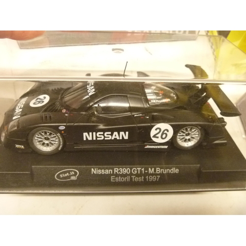 278 - TEAM SLOT SLOT IT MONOGRAM AND MSC SLOT CARS - METRO 6R4 NISSAN LOLA RENAULT ALPINE A110 (SLOT CARS ... 