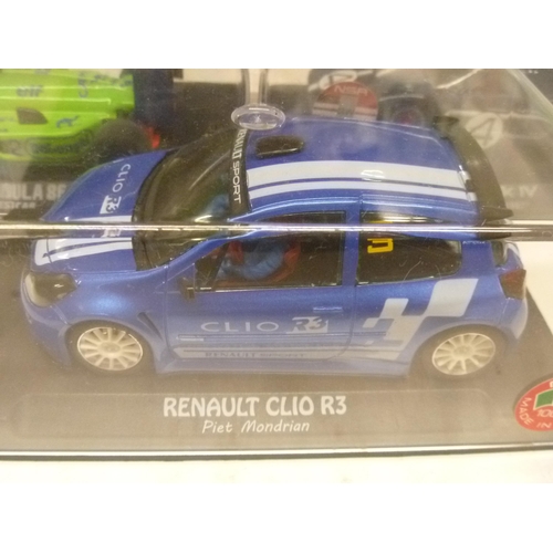 282 - NSR RENAULT CLIO FORD MK IV AND FORMULA 86 - (SLOT CARS HAVE BEEN REMOVED FROM THEIR BOXES AT SOME P... 