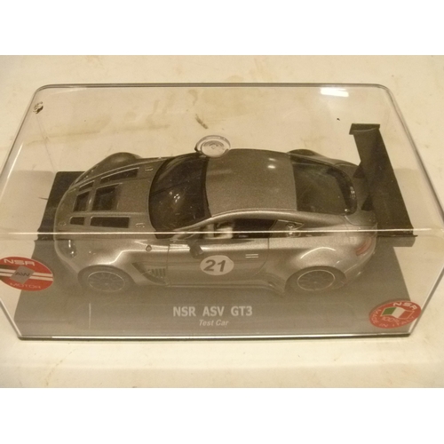 290 - NSR ASV ASTON MARTIN GT3 GREY - (SLOT CARS HAVE BEEN REMOVED FROM THEIR BOXES AT SOME POINT BUT MOST... 