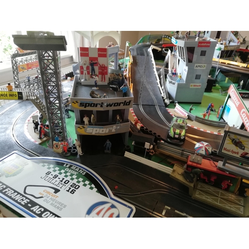 293 - EXTENSIVE SCALEXTRIC SLOT CAR LAYOUT AVAILABLE  - COLLECTION TO BE ARRANGED DIRECT WITH THE VENDOR F... 