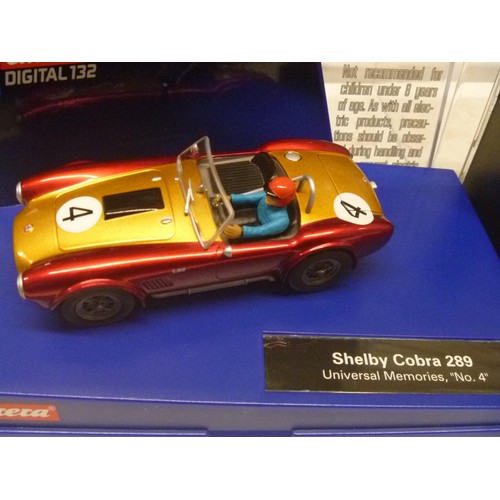 273 - CARRERA SLOT CARS SHELBY COBRA AND INFINITI RED BULL (SLOT CARS HAVE BEEN REMOVED FROM THEIR BOXES A... 