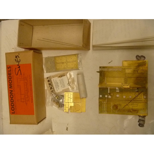 11 - LODDON MODELS ETCHED BRASS KIT RAILWAYS HO / OO GAUGE LOCOMOTIVE BOXED - LIKELY TO BE INCOMPLETE