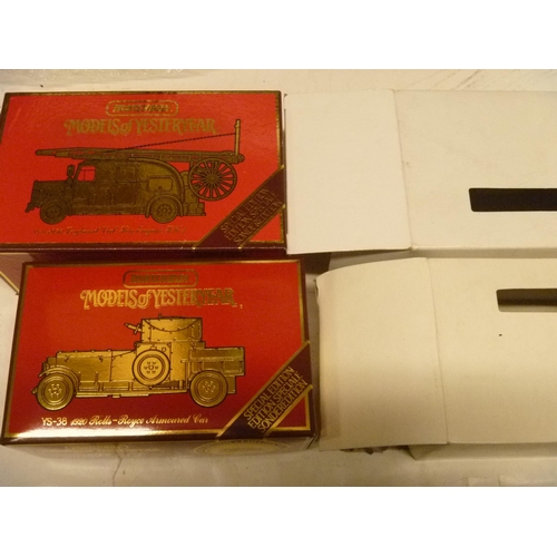 25 - MATCHBOX MODELS OF YESTERYEAR BOXED MODELS x2 TO INCLUDE ROLLS ROYCE ARMOURED CAR