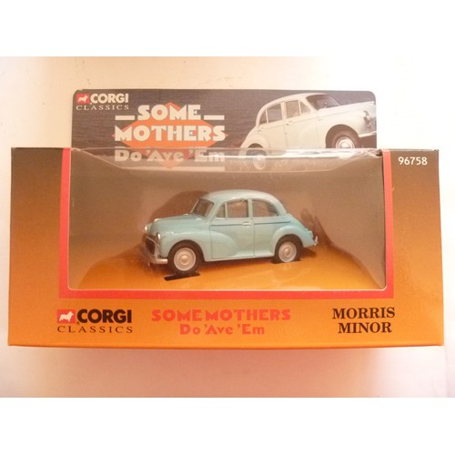 CORGI TOYS BOXED SOME MOTHERS DO 'AVE 'EM MORRIS MINOR