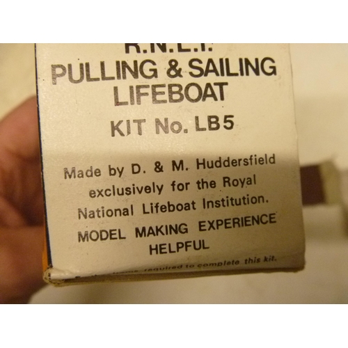 103 - D&M WHITE METAL KIT OF RNLI LIFEBOAT - APPEARS TO BE UNUSED AND ASSUMED TO BE COMPLETE