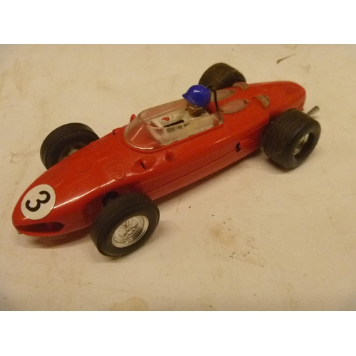 113 - SCALEXTRIC SLOT CAR - UNBOXED SHARKNOSE FERRARI IN RED -THE SUBJECT OF A RECENT FULL SERVICE