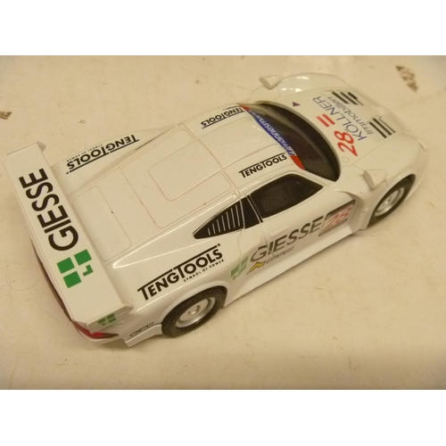 126 - SCALEXTRIC SLOT CAR UNBOXED - LIGHT USE - PORSCHE GIESSE