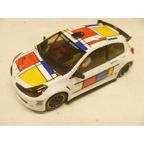 129 - NSR SLOT CAR UNBOXED - LIGHT USE RENAULT SPORT