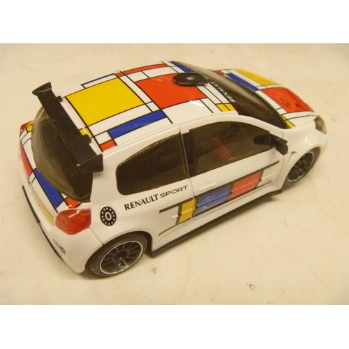 129 - NSR SLOT CAR UNBOXED - LIGHT USE RENAULT SPORT