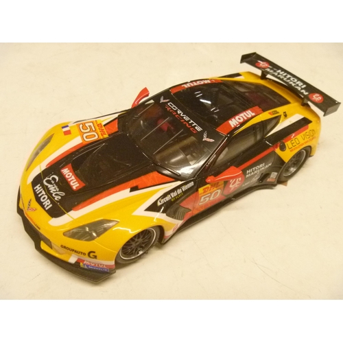 130 - NSR SLOT CAR UNBOXED - LIGHT USE CORVETTE C7R