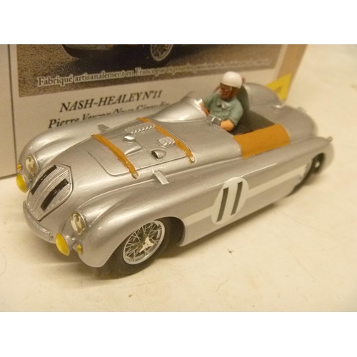 131 - SCARCE HOBBY SLOT RTR HANDBUILT NASH HEALEY SLOT CAR UNBOXED - LIGHT USE