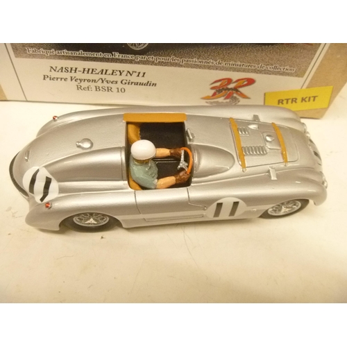 131 - SCARCE HOBBY SLOT RTR HANDBUILT NASH HEALEY SLOT CAR UNBOXED - LIGHT USE