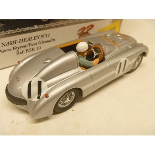 131 - SCARCE HOBBY SLOT RTR HANDBUILT NASH HEALEY SLOT CAR UNBOXED - LIGHT USE