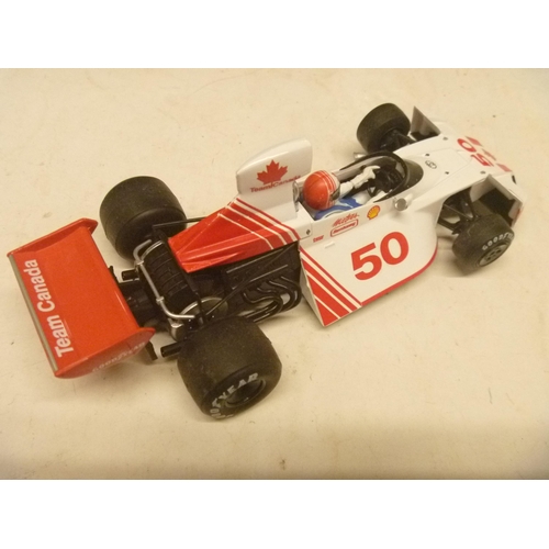 137 - FLY SLOT CAR MARCH 761 TEAM CANADA - UNBOXED - CAREFUL LIGHT USE