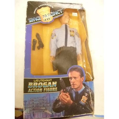 87 - SPACE PRECINCT BROGAN DOLL (BOX DAMAGE)