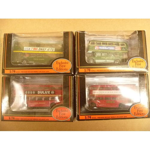 152 - EFE EXCLUSIVE FIRST EDITION BUSES LOT OF 4