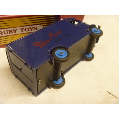 42 - RUBY TOYS (WHITE METAL) ALBION 41 VAN IN THE STYLE OF DINKY TOYS