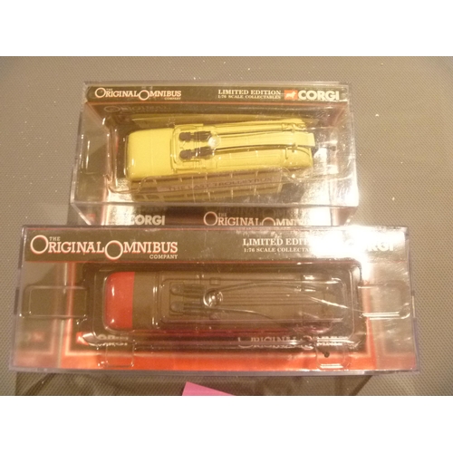 167 - CORGI OOC THE ORIGINAL OMNIBUS 2 TROLLEY BUSES