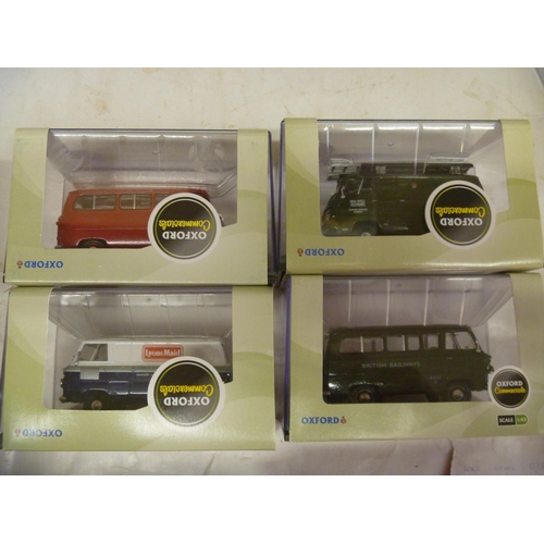 30 - LOT OF 4 OXFORD DIECAST COMMERCIALS 1:43 SCALE FORD THAMES INCLUDING 