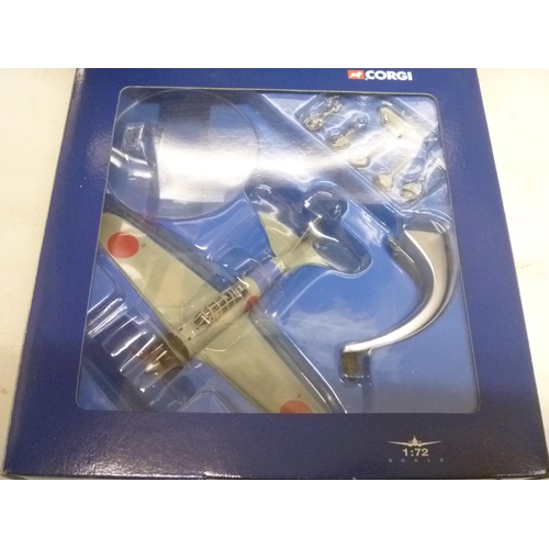 67 - CORGI AVIATION AIRCRAFT MODEL MITSUBISHI A6M2 ZERO