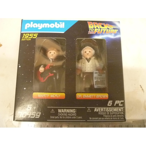 79 - BACK TO THE FUTURE PLAYMOBIL SET AS NEW