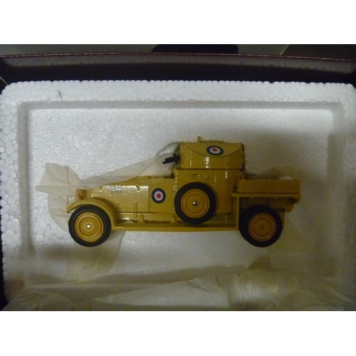 9 - 3 MATCHBOX MODELS OF YESTERYEAR COLLECTIBLES ROLLS ROYCE ARMOURED CAR AVELING PORTER STEAM