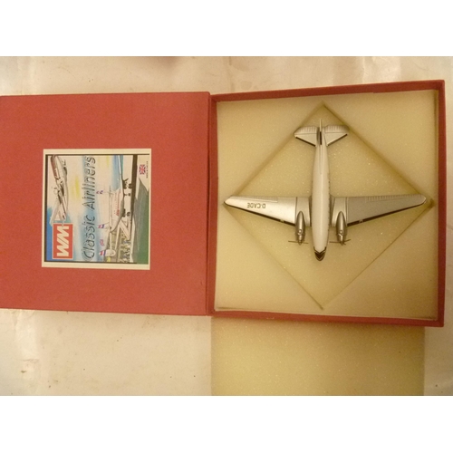 A FINE WESTERN MODELS WHITE METAL HANDBUILT DOUGLAS DC 3 AIRCRAFT LUFTHANSA