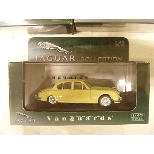 22 - 3 CORGI VANGUARDS JAGUAR COLLECTION