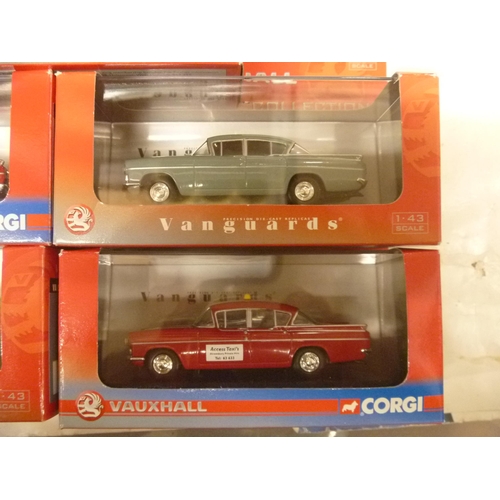 24 - 5 CORGI VANGUARDS VAUXHALL COLLECTION OF CRESTA AND VICTOR