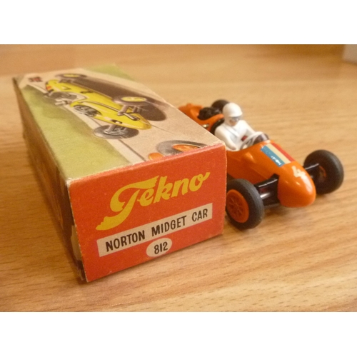 65 - TEKNO DENMARK NORTON MIDGET CAR # 812 VGC BOXED