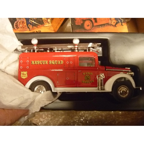 98 - 4 MATCHBOX MODELS OF YESTERYEAR FIRE ENGINES