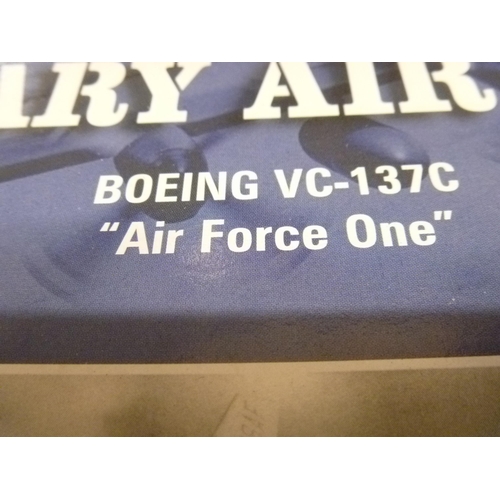 126 - CORGI AVIATION ARCHIVE AIR FORCE ONE BOEING VC137 C PRESIDENTS AIRCRAFT (SOME BUBBLING AND IMPERFECT... 