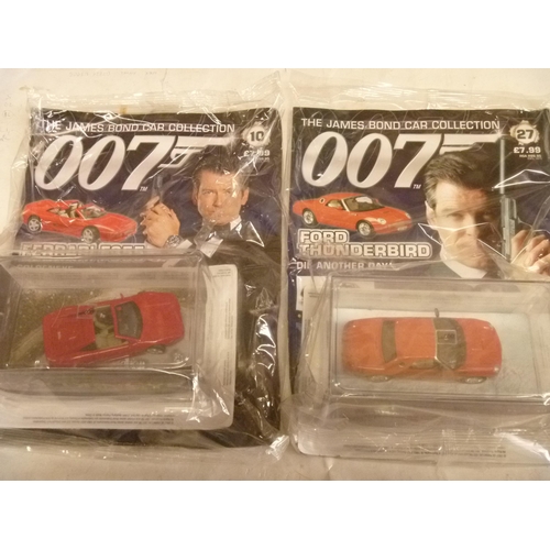 151 - 2 JAMES BOND 007 MAGAZINE CAR COLLECTION MODELS