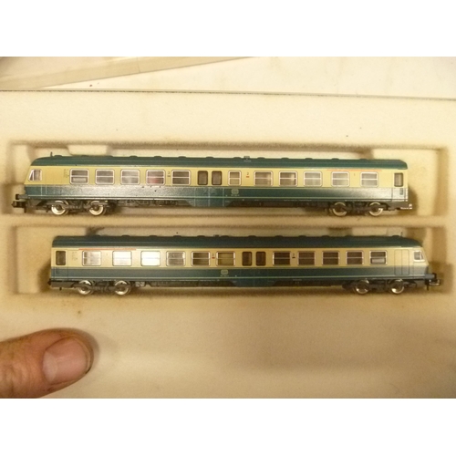 171 - FLEISCHMANN PICCOLO 7434 N GAUGE TRAIN SET - UNTESTED