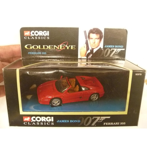 177 - CORGI TOYS JAMES BOND 007 GOLDENEYE FERRARI 355