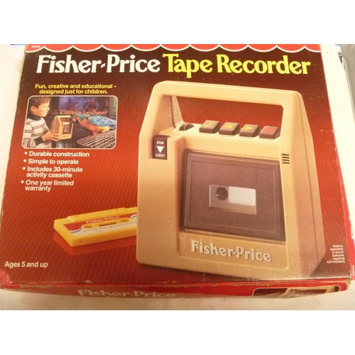 184 - FISHER PRICE TAPE RECORDER UNTESTED