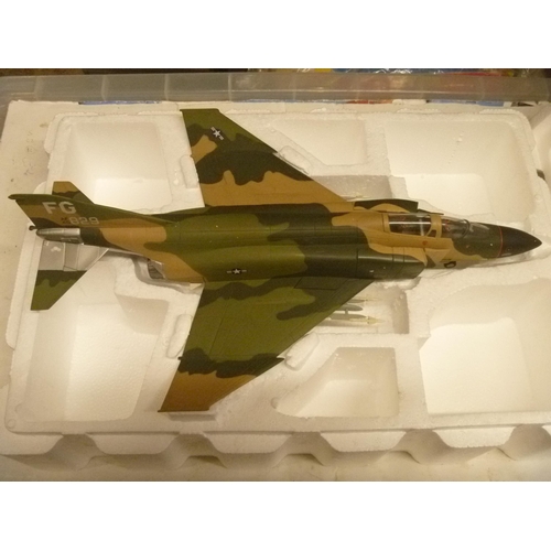 185 - LARGE 1/48 SCALE FRANKLIN MINT COLLECTION ARMOUR F4 PHANTOM