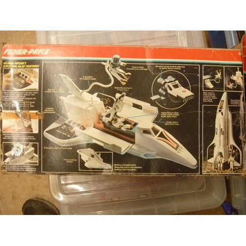 187 - FISHER PRICE ALPHA PROBE SPACE SHIP WITH SOME ACCESSORIES AS PICTURED