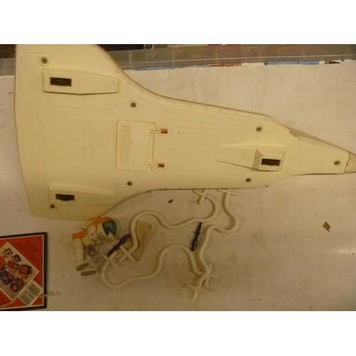 187 - FISHER PRICE ALPHA PROBE SPACE SHIP WITH SOME ACCESSORIES AS PICTURED